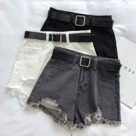 Spicy Girl Denim Shorts Arrival Slimming High-Waisted Style
