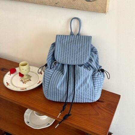 Korean-style Lightweight Nylon Streetwear Backpack